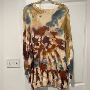 Tie dye sweater in size xl